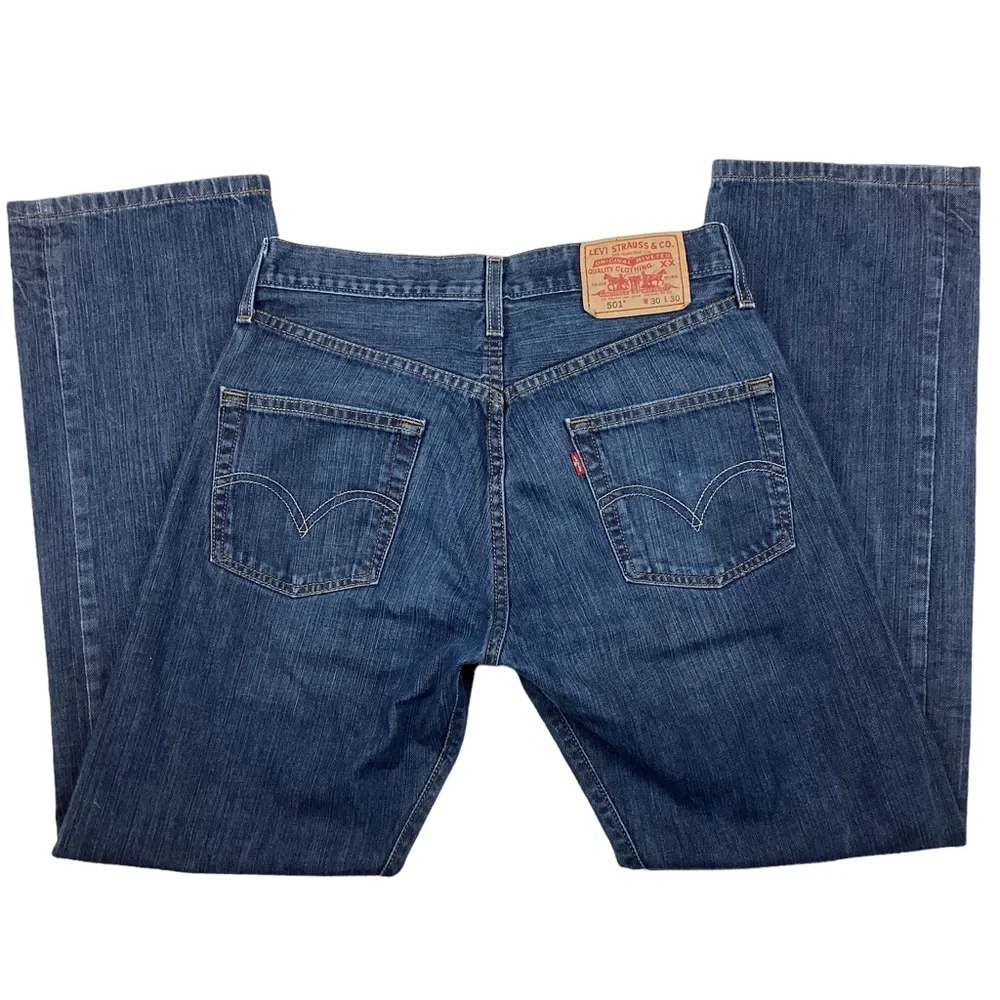 Levi’s 501 Straight Leg Button-fly Jeans